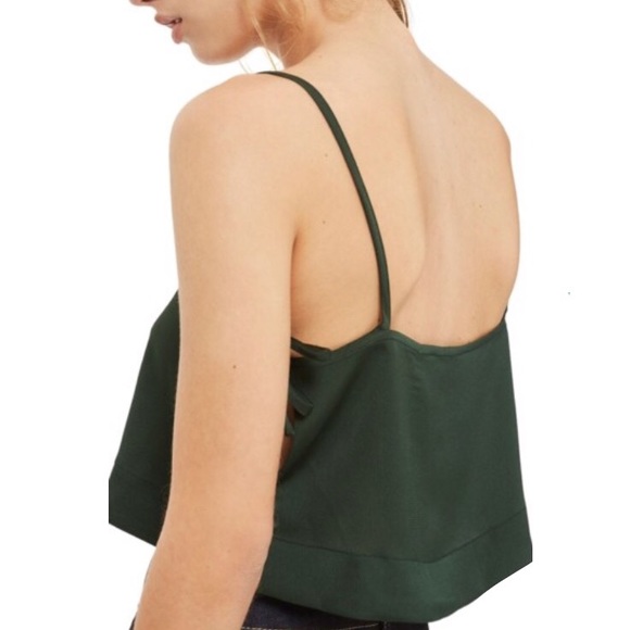 Topshop Side Tie Crop Cami - Picture 2 of 8